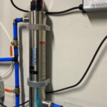 UV disinfection install